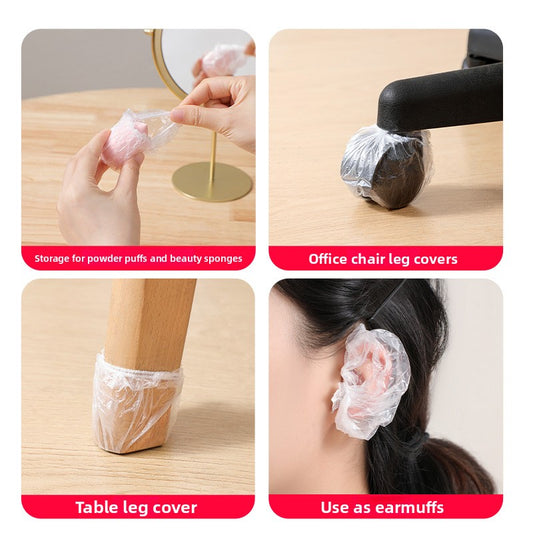 Disposable luggage wheel covers