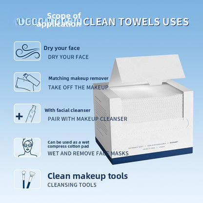 Disposable Makeup Remover Wipes Extra Thick
