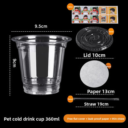 Disposable milk tea cup