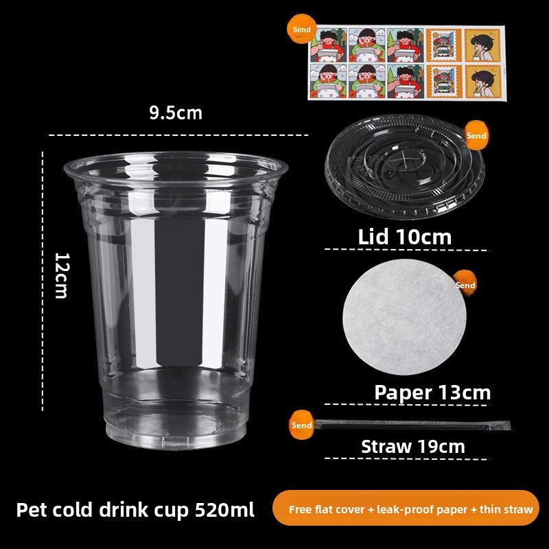 Disposable milk tea cup