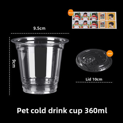Disposable milk tea cup