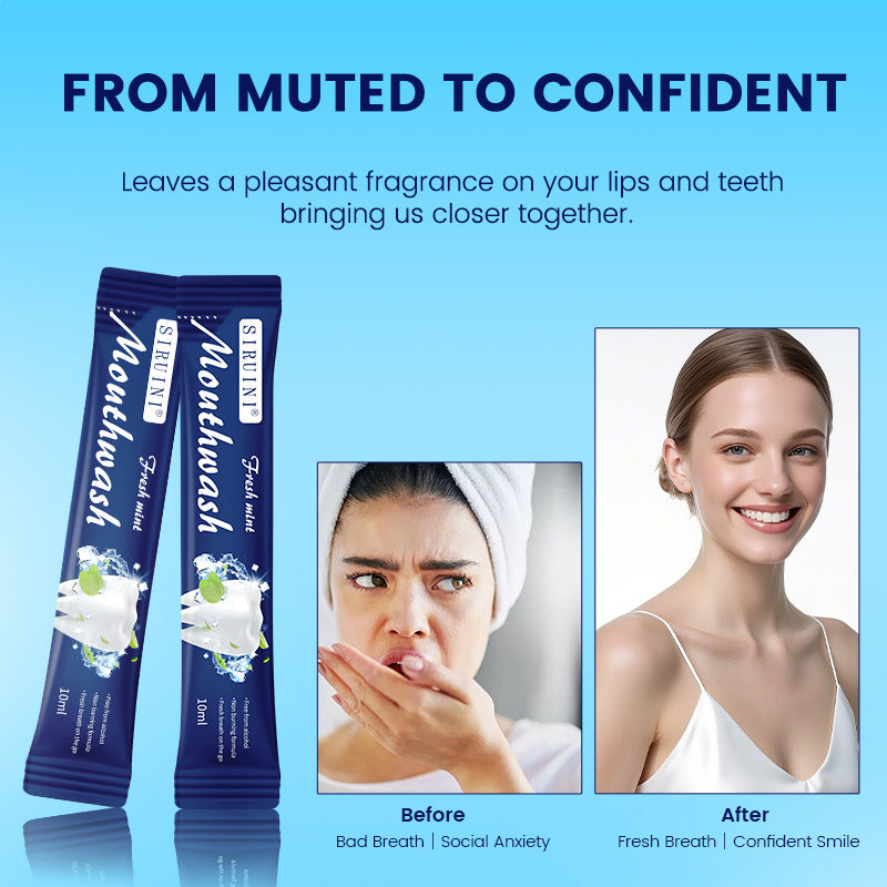 Disposable Mint Mouthwash Strips