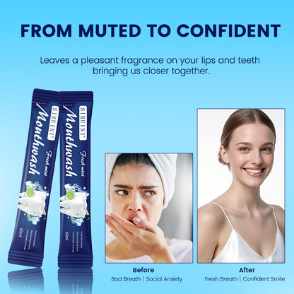 Disposable Mint Mouthwash Strips