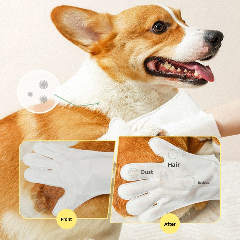Disposable Pet Cleaning Gloves