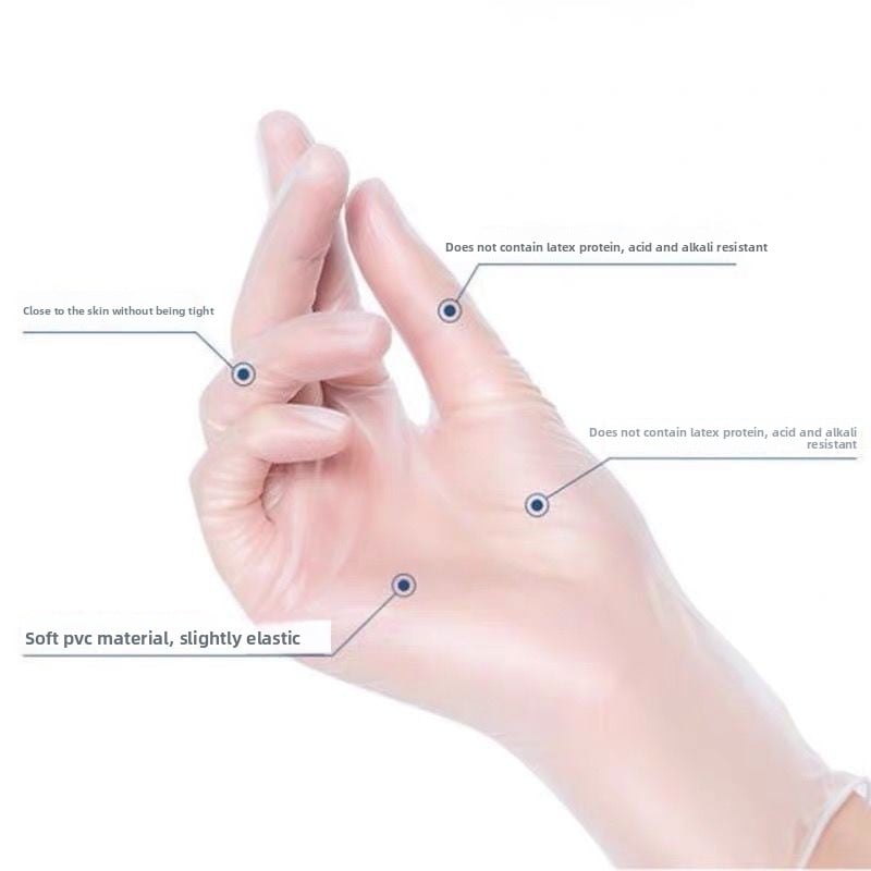 Disposable PVC gloves
