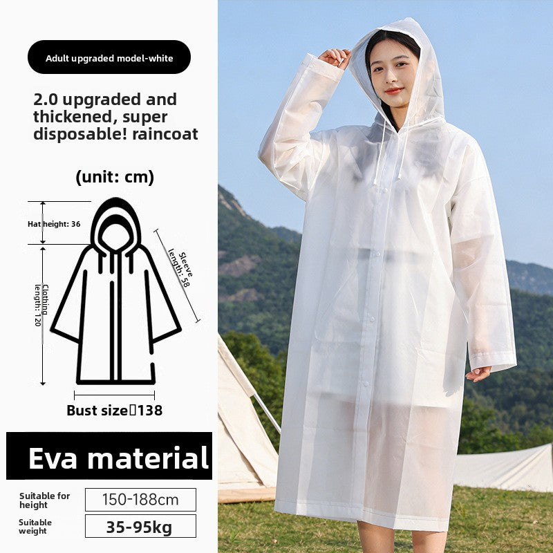 Disposable Rain Poncho for Outdoor Activities