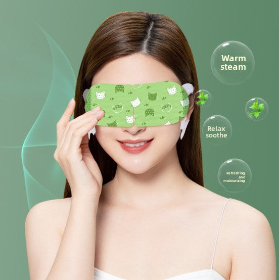 Disposable steam eye mask for hot compress