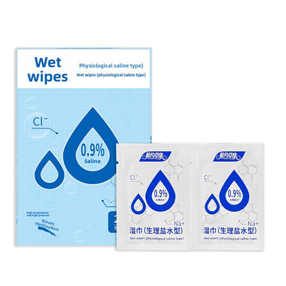 Disposable Sterilized Pure Cotton Saline Wipes