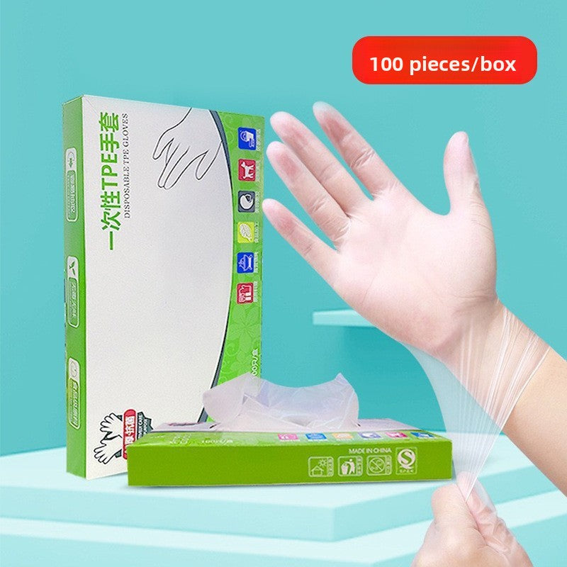 Disposable Thickeneded Tpe Gloves