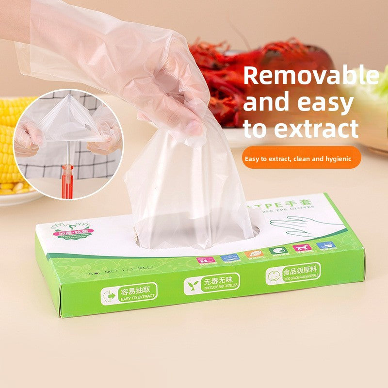 Disposable Thickeneded Tpe Gloves
