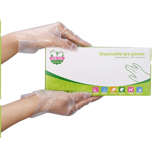Disposable Thickeneded Tpe Gloves