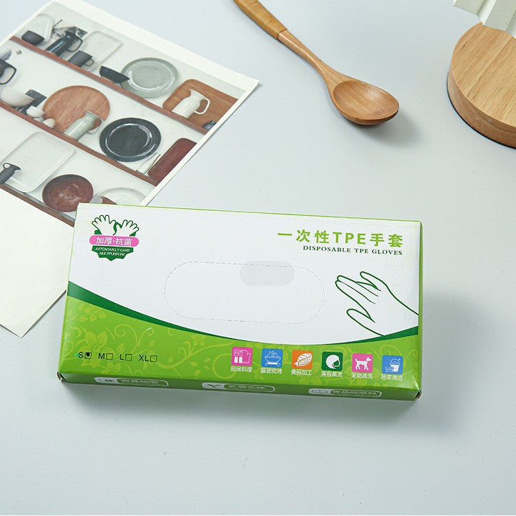 Disposable Thickeneded Tpe Gloves