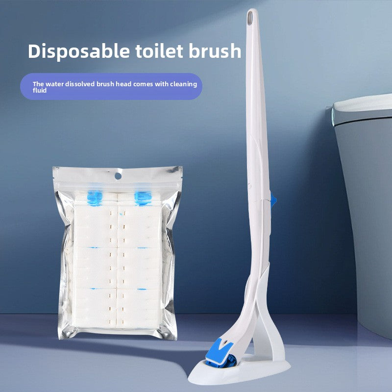 Disposable toilet brush set, toilet cleaning brush