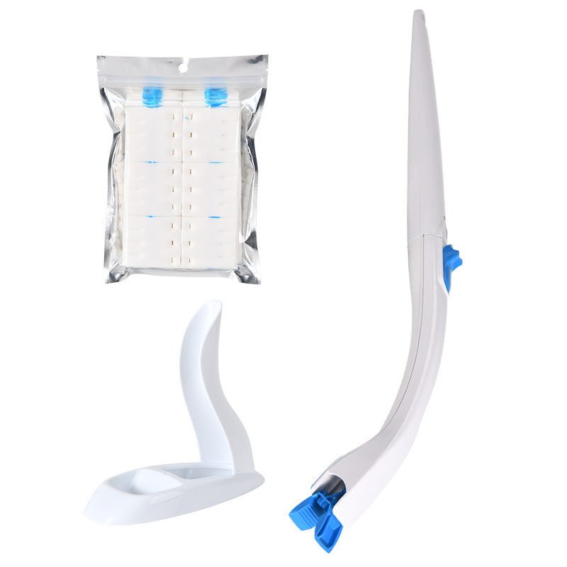 Disposable toilet brush set, toilet cleaning brush