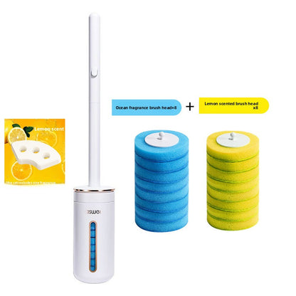Disposable toilet brush