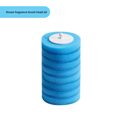 Disposable toilet brush