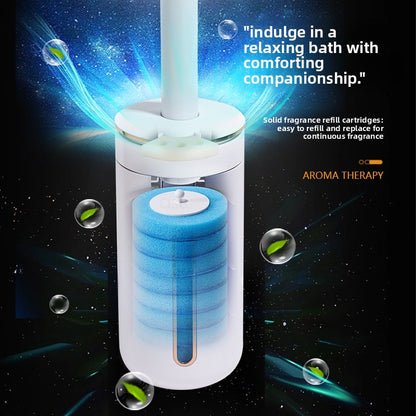 Disposable toilet brush