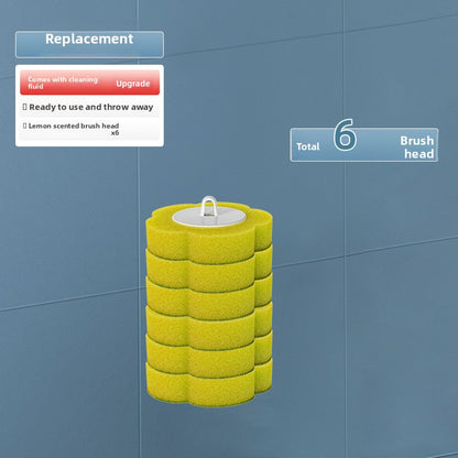 Disposable toilet brush