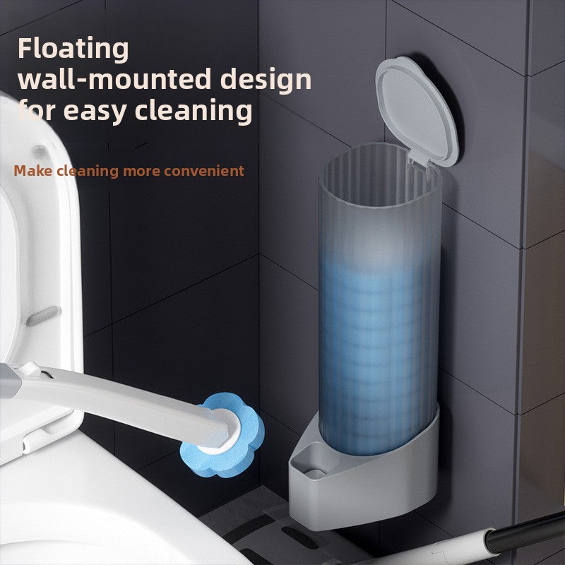 Disposable toilet brush