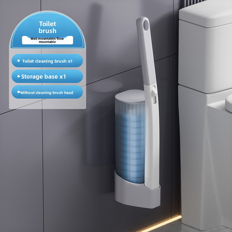 Disposable toilet brush