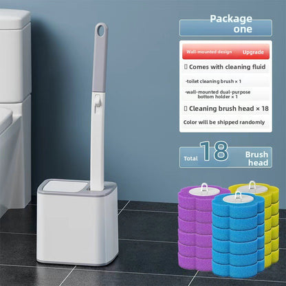 Disposable toilet brush