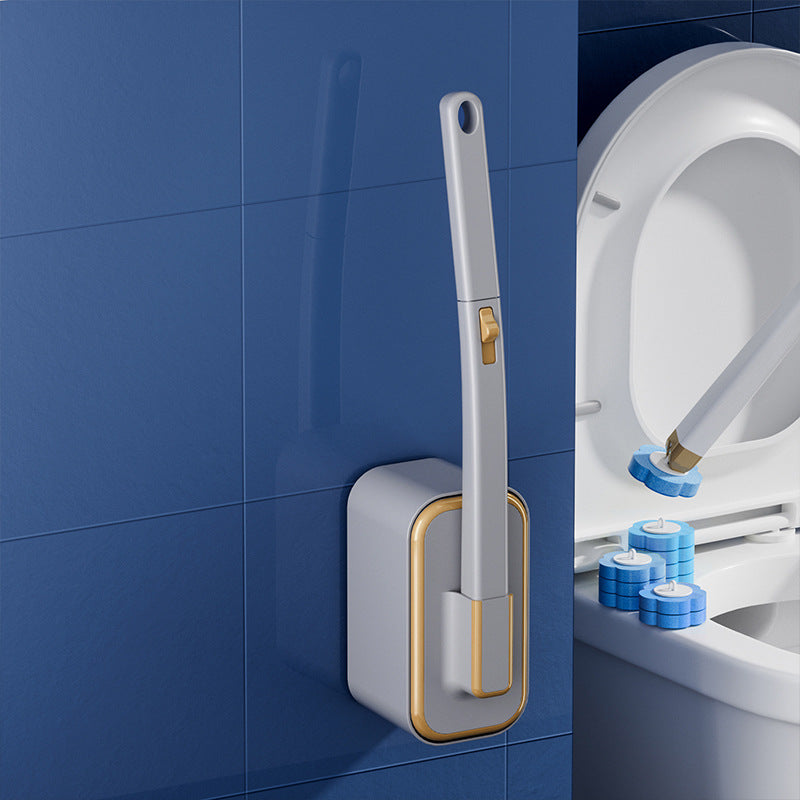 Disposable toilet brush
