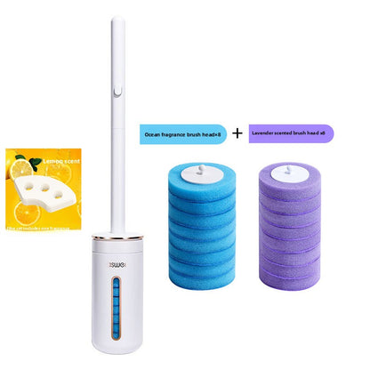 Disposable toilet brush