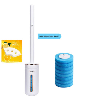 Disposable toilet brush