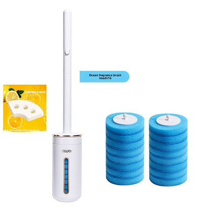 Disposable toilet brush