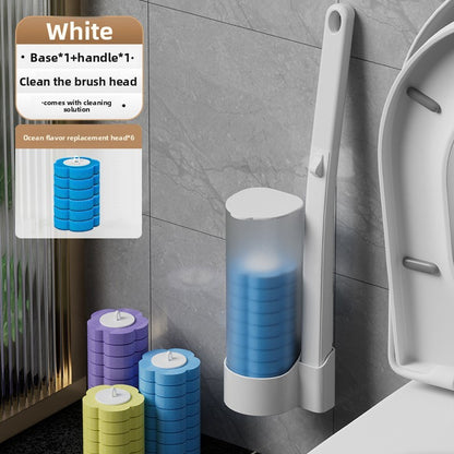Disposable toilet brush