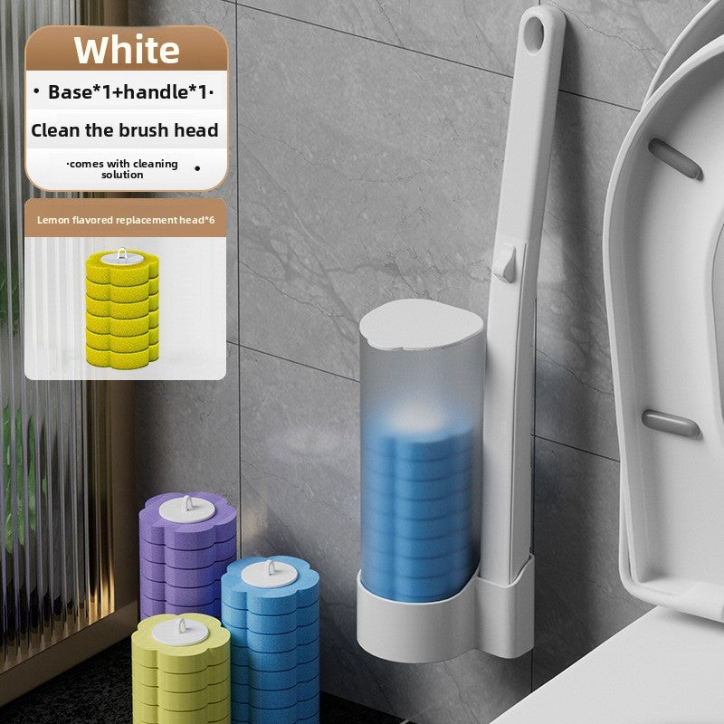 Disposable toilet brush