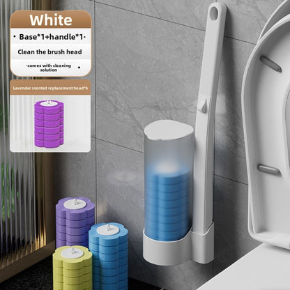 Disposable toilet brush