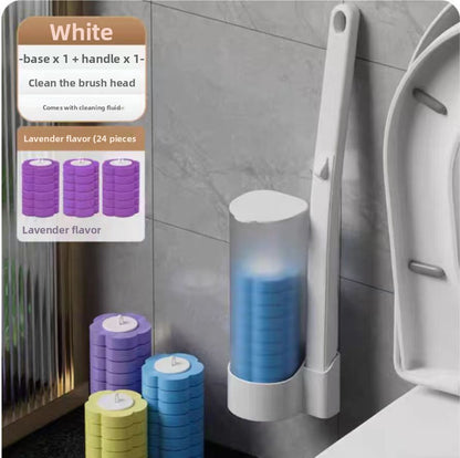 Disposable toilet brush