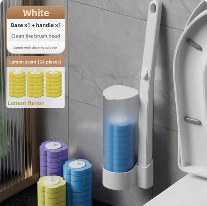 Disposable toilet brush