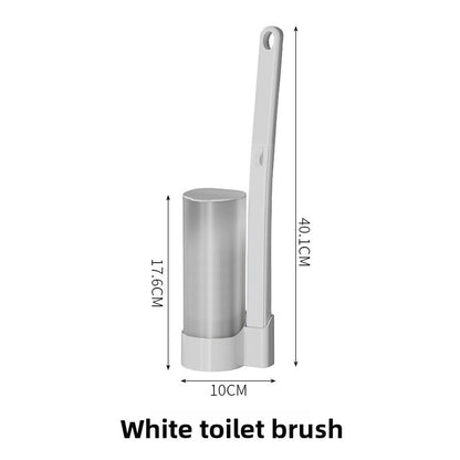 Disposable toilet brush