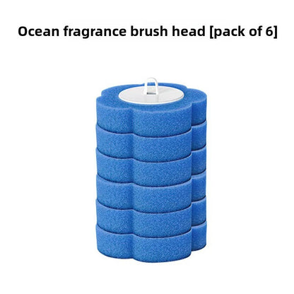 Disposable toilet brush