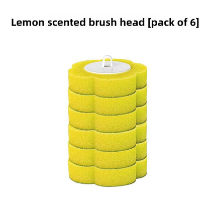 Disposable toilet brush
