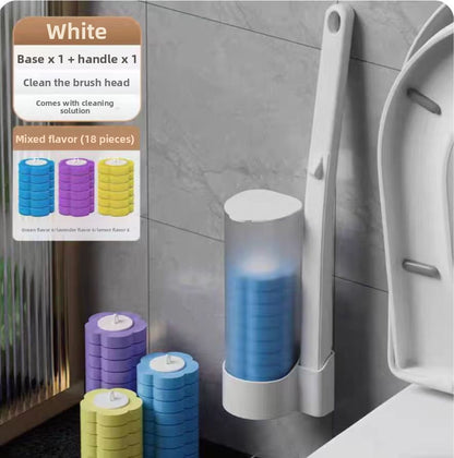 Disposable toilet brush