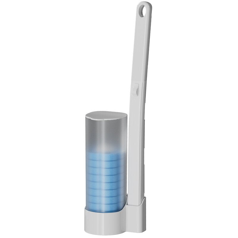 Disposable toilet brush