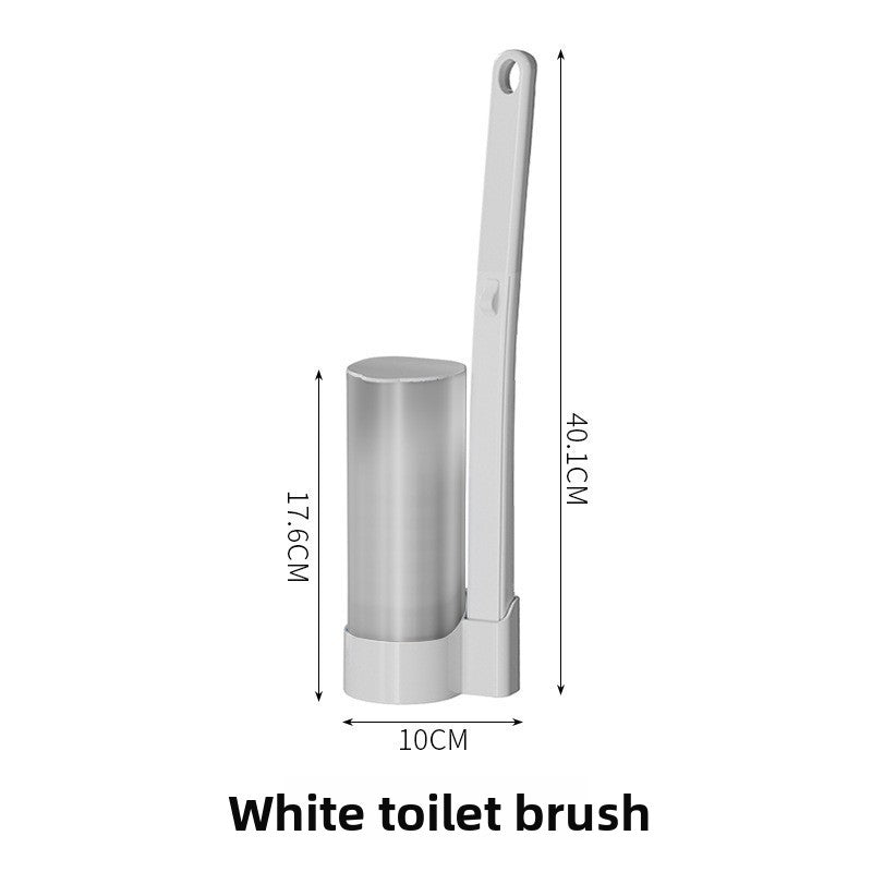Disposable toilet brush