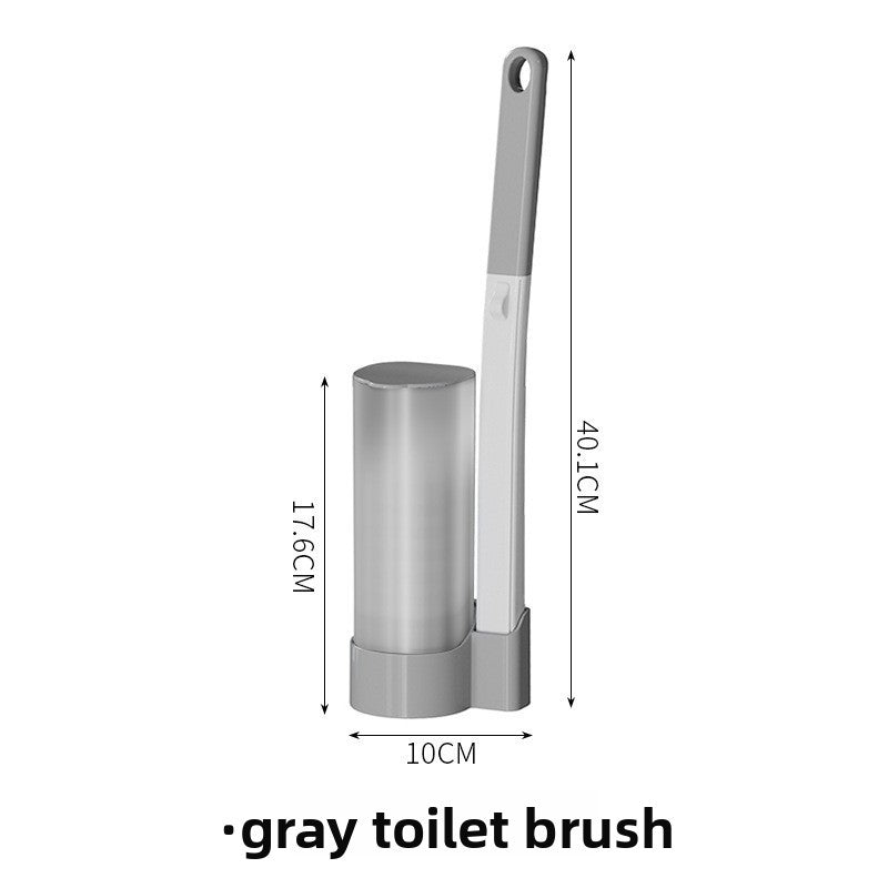 Disposable toilet brush
