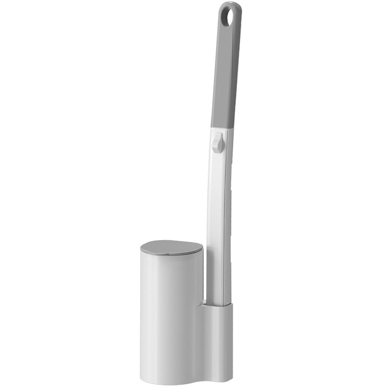 Disposable Toilet Brush with Refill Heads, Wall-Mounted