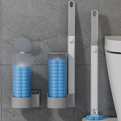 Disposable Toilet Brush with Replaceable Heads