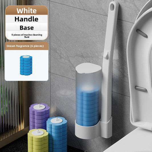 Disposable Toilet Brush with Replaceable Heads