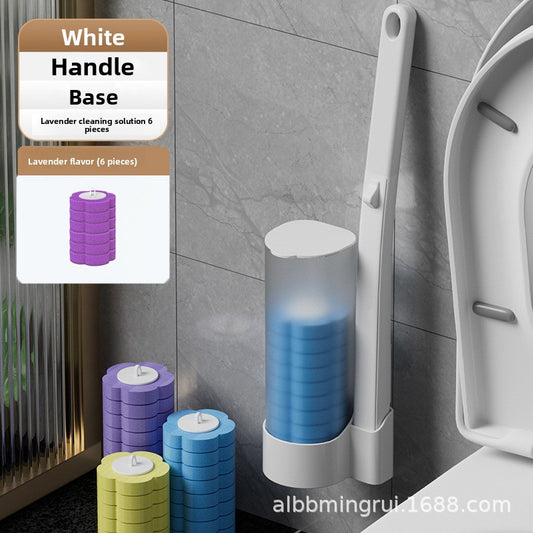 Disposable Toilet Brush with Replaceable Heads
