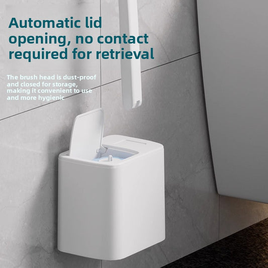 Disposable Toilet Brush with Replaceable Heads