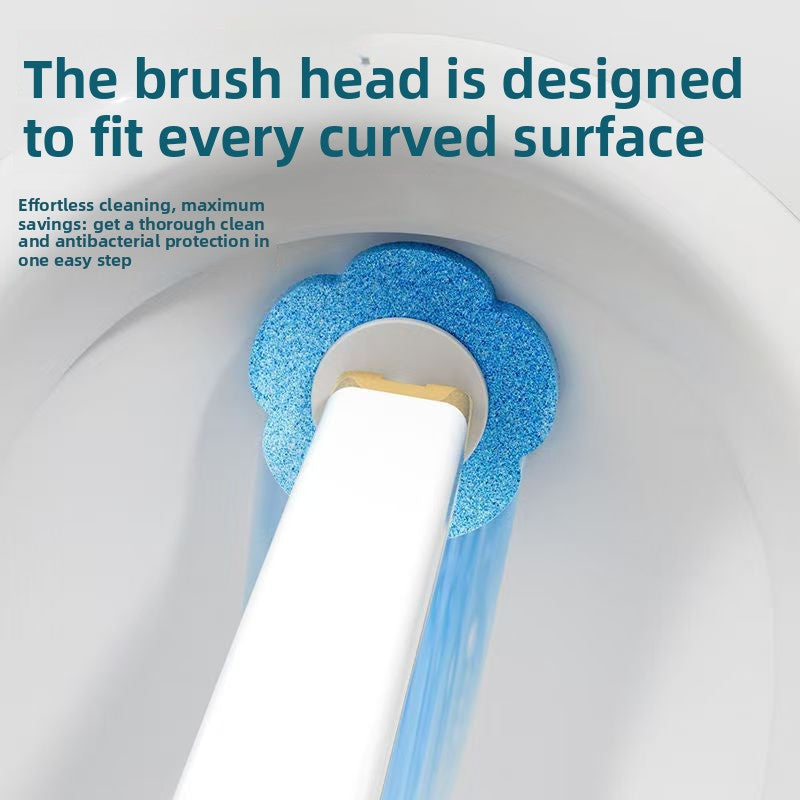 Disposable Wall Mounted Toilet Brush Set
