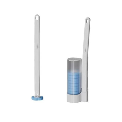 Dissolvable Disposable Toilet Brush with Replacement Heads
