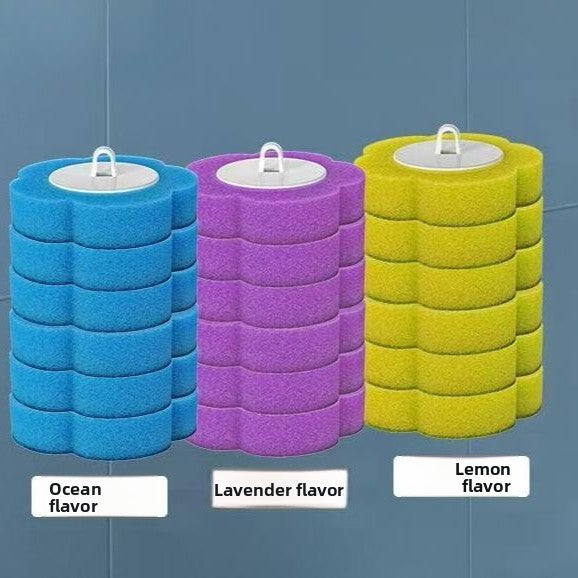 Dissolvable Disposable Toilet Brush with Replacement Heads