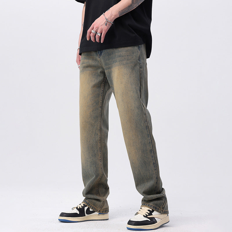 Distressed jeans